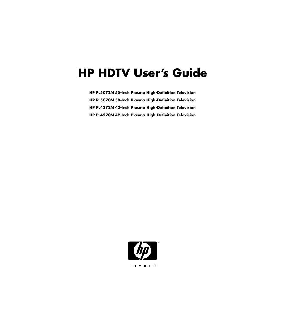 HP PL4272N User Manual | 198 pages