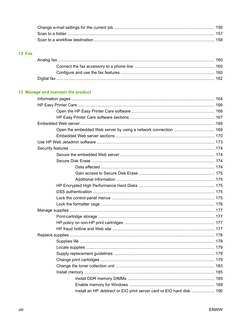 HP CM3530 User Manual | Page 10 / 302