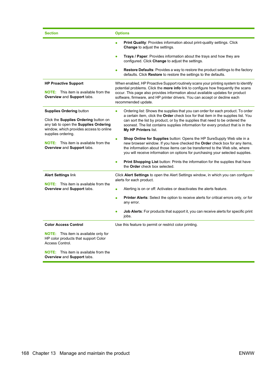 HP CM3530 User Manual | Page 182 / 302