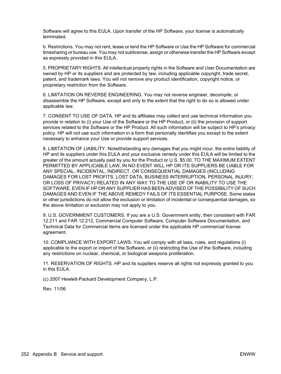 HP CM3530 User Manual | Page 266 / 302