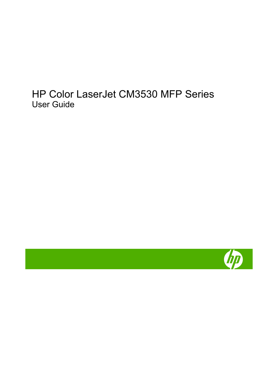 Hp color laserjet cm3530 mfp series | HP CM3530 User Manual | Page 3 / 302