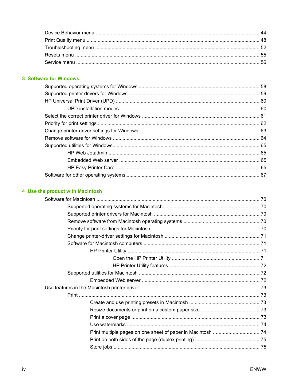HP CM3530 User Manual | Page 6 / 302