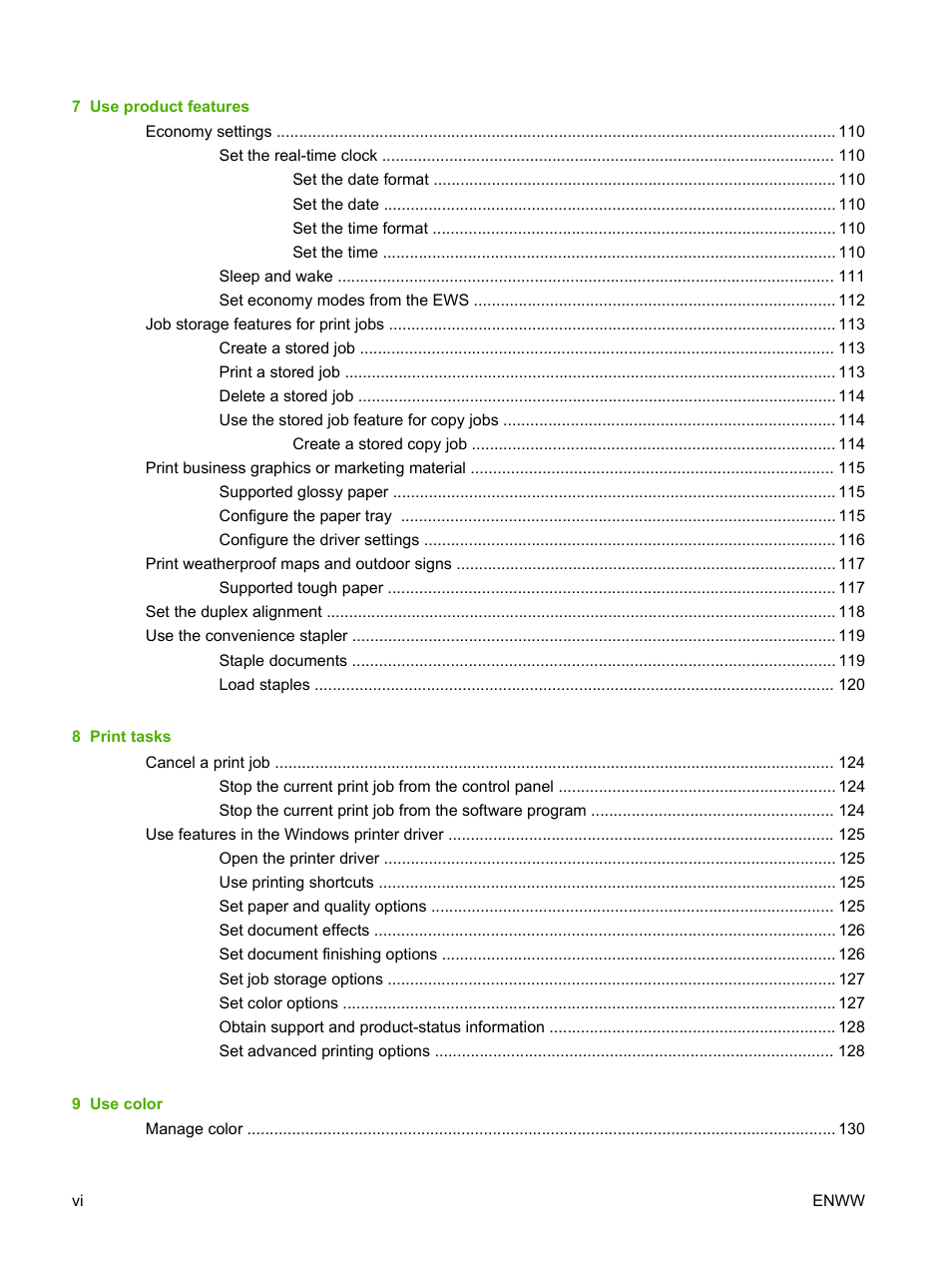 HP CM3530 User Manual | Page 8 / 302
