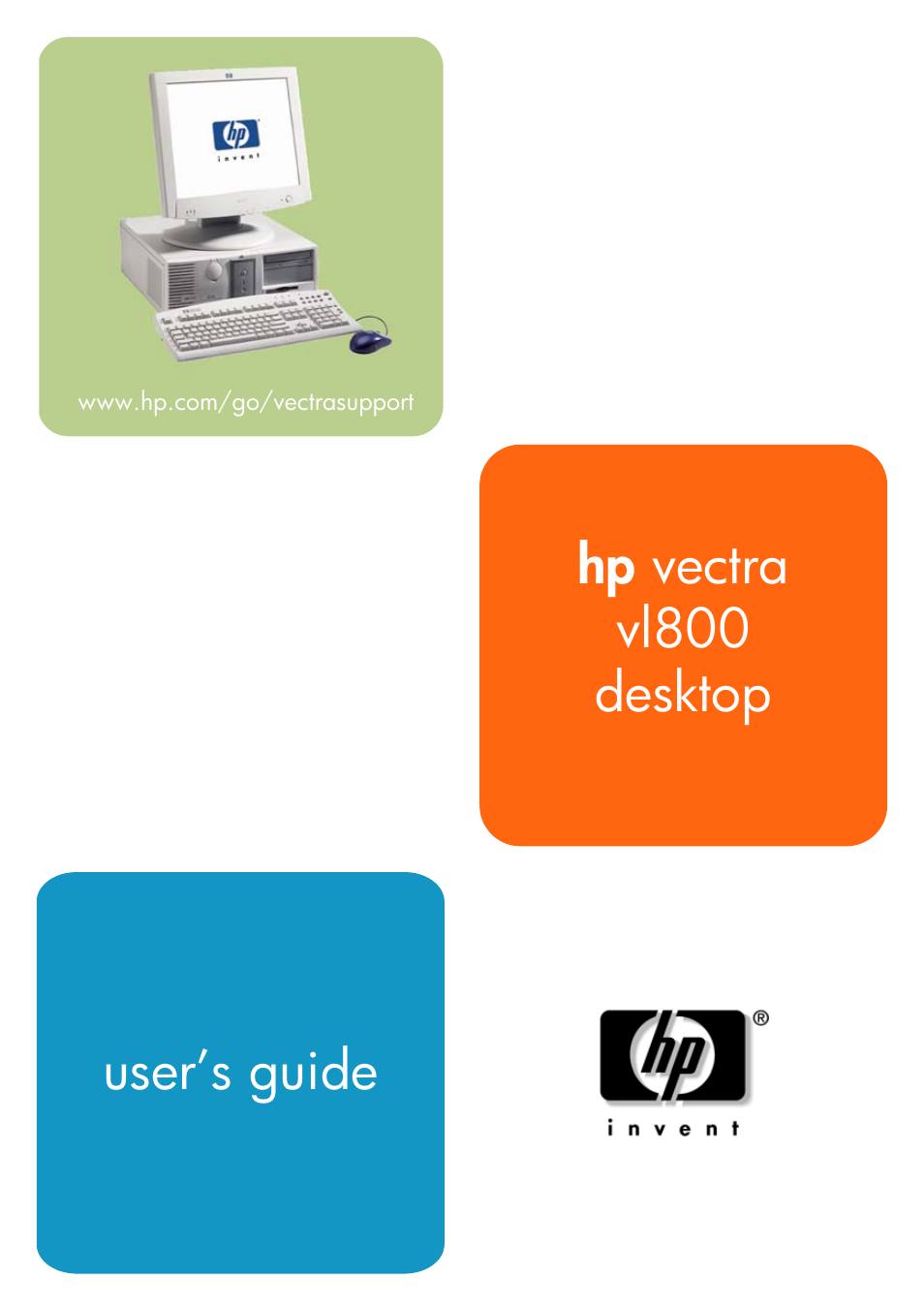 HP VECTRA VL800 User Manual | 72 pages