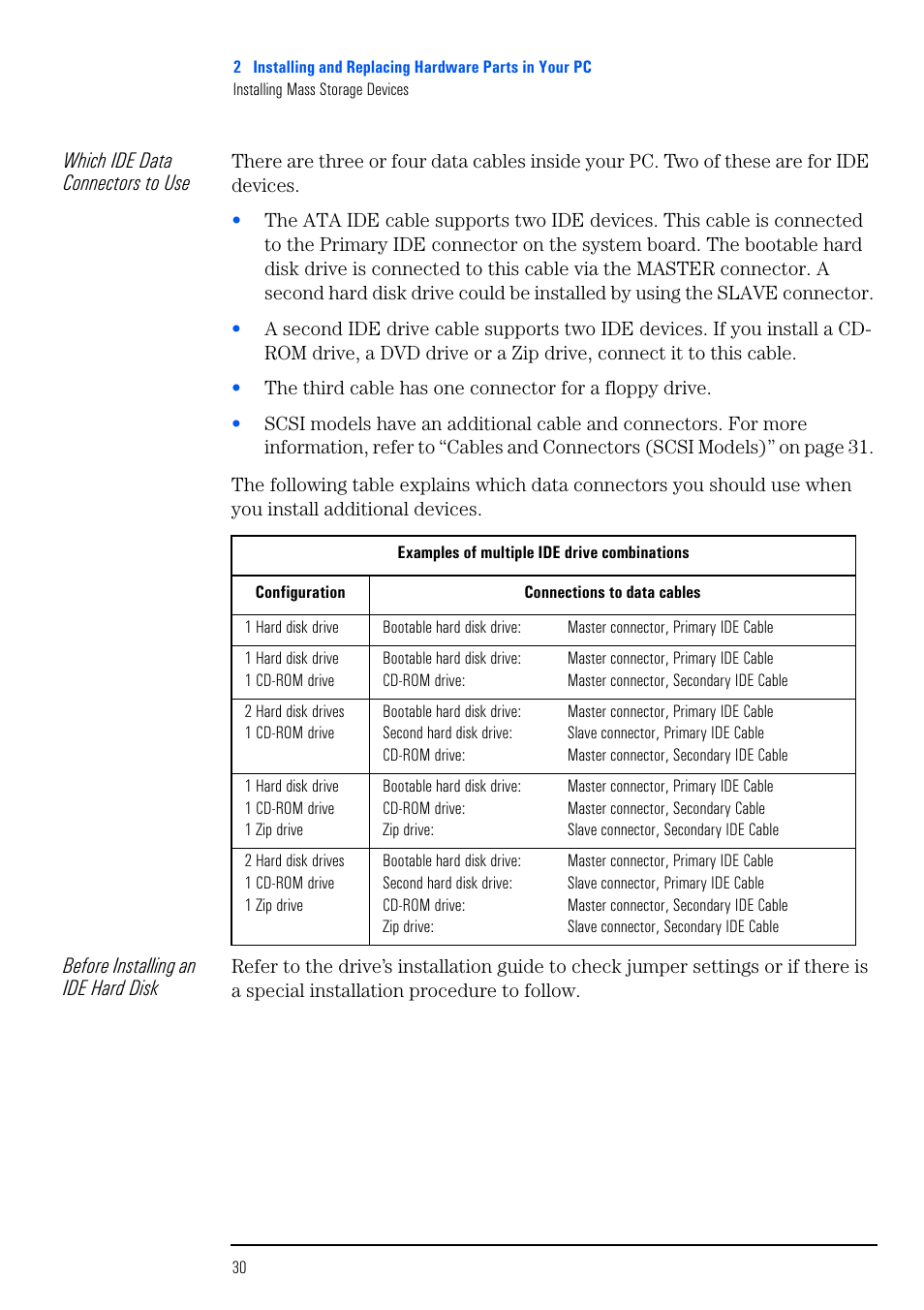 HP VECTRA VL800 User Manual | Page 30 / 72