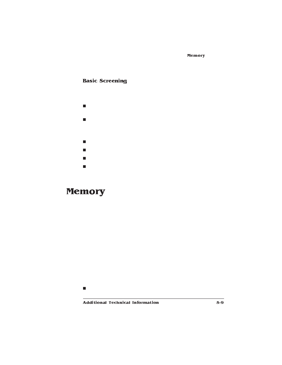 Memory | HP QMS 1660 User Manual | Page 109 / 306