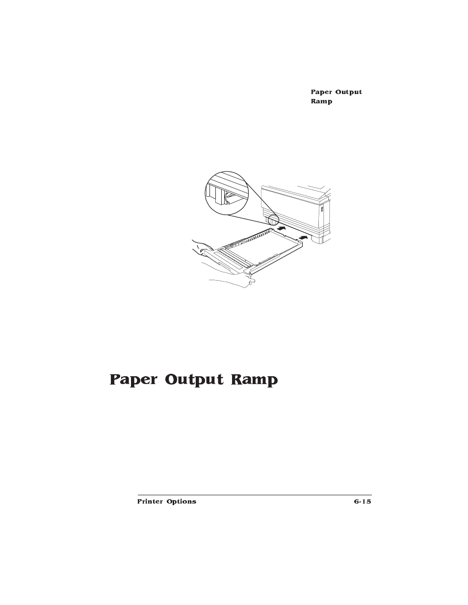 Paper output ramp | HP QMS 1660 User Manual | Page 153 / 306