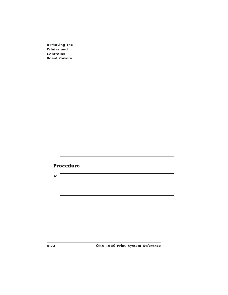 Procedure | HP QMS 1660 User Manual | Page 160 / 306