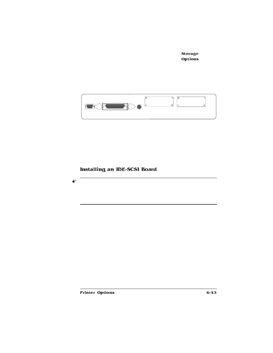 Installing an ide-scsi board | HP QMS 1660 User Manual | Page 181 / 306