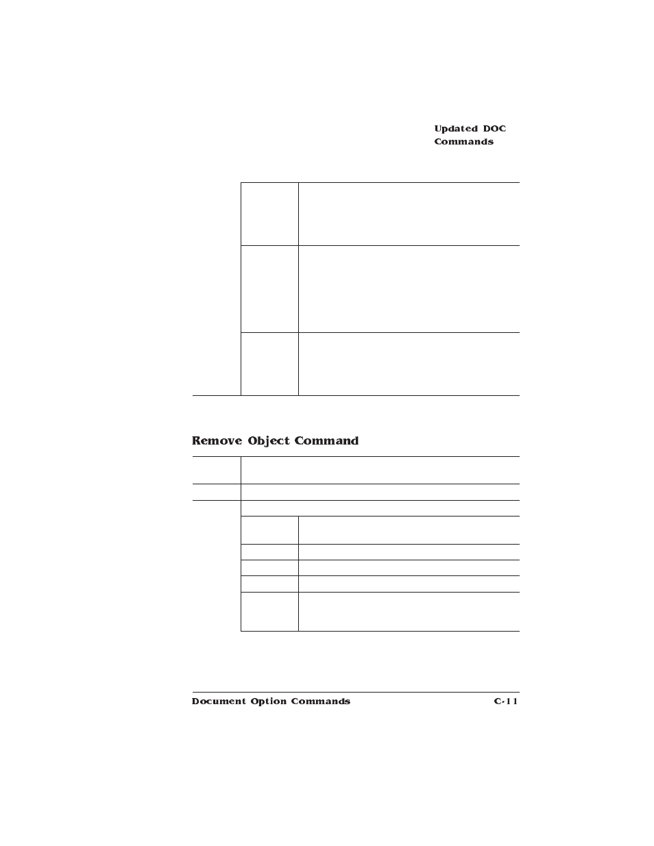 Remove object command | HP QMS 1660 User Manual | Page 247 / 306