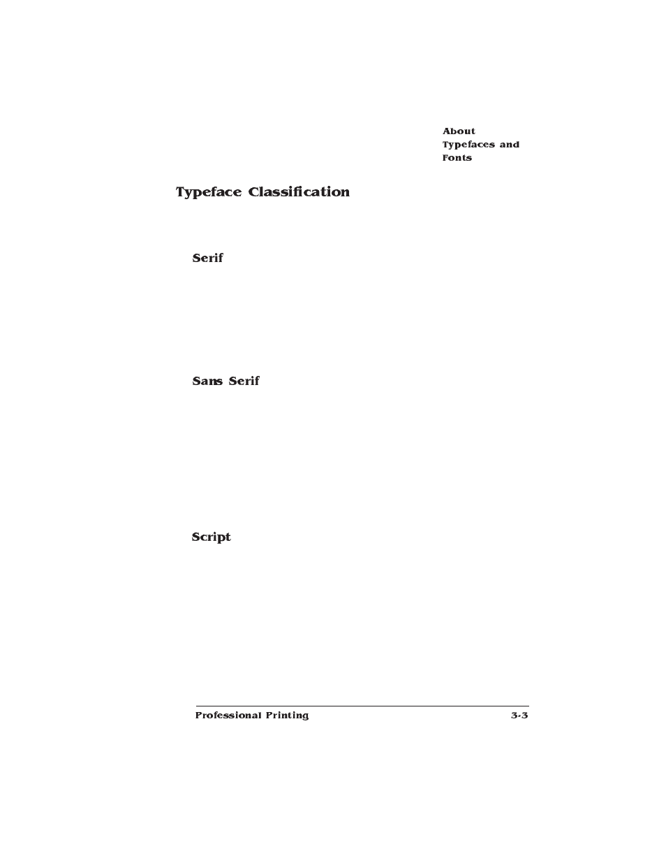 Typeface classification, Imes roman, Elvetica | Apf chancery | HP QMS 1660 User Manual | Page 25 / 306