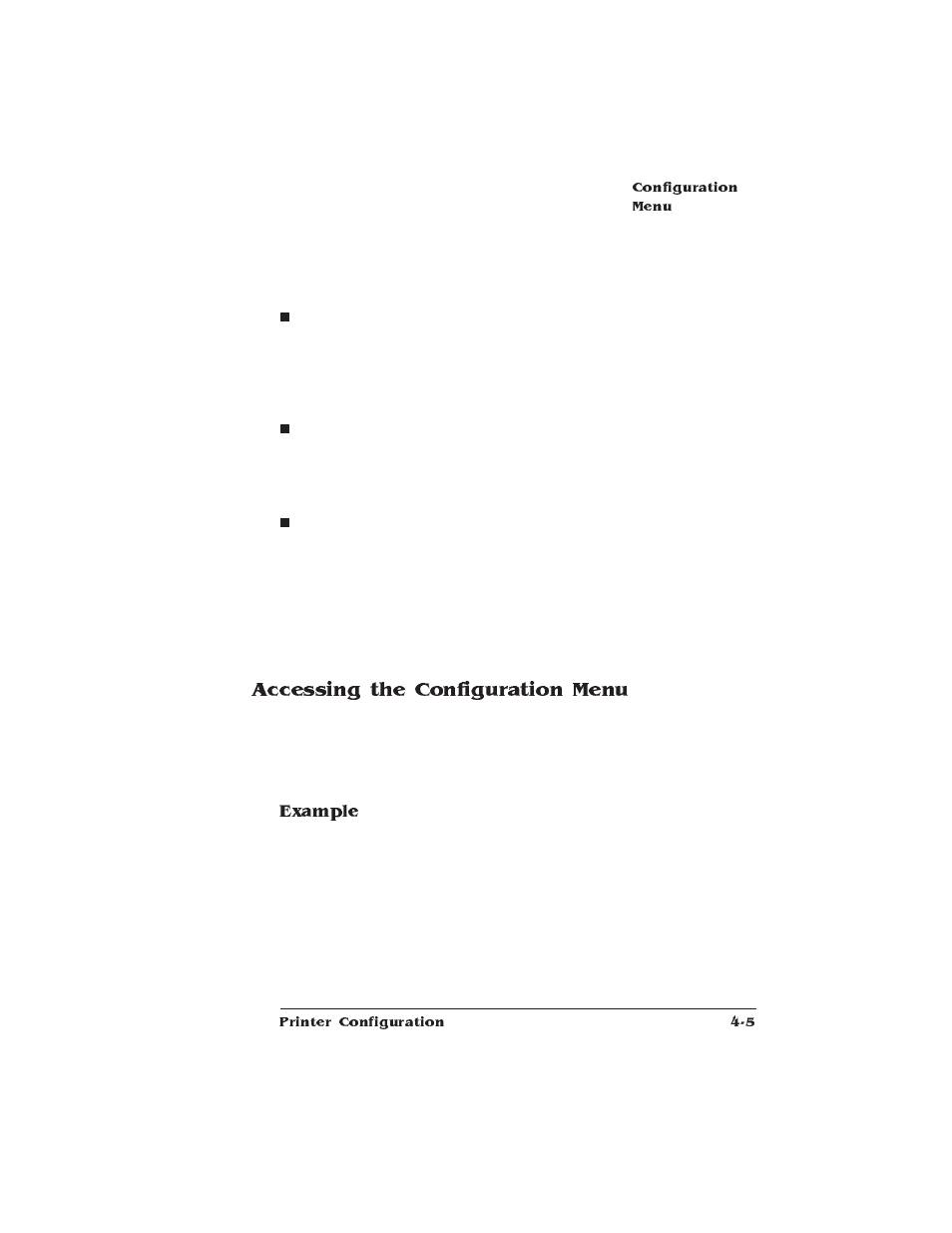 Accessing the configuration menu | HP QMS 1660 User Manual | Page 37 / 306