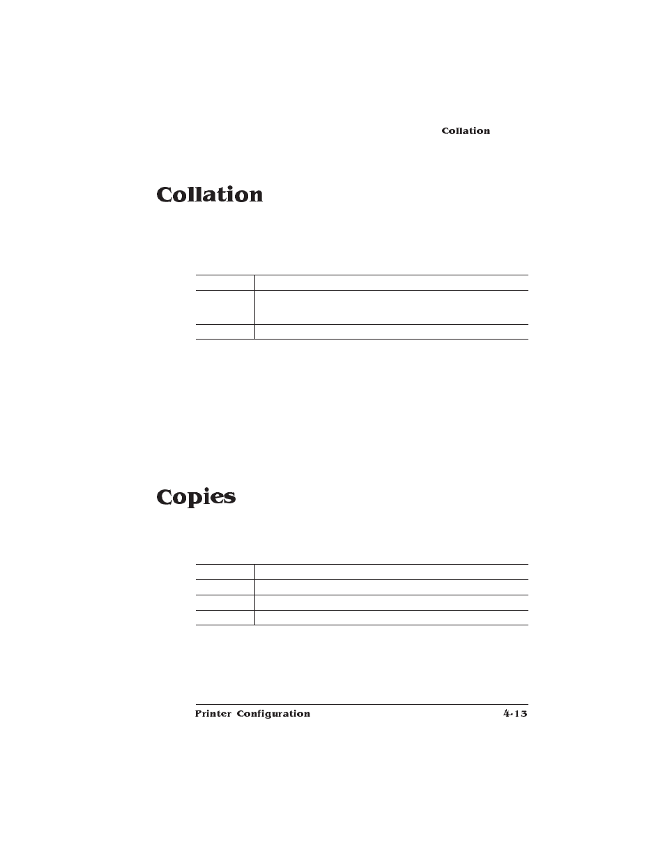 Collation, Copies | HP QMS 1660 User Manual | Page 45 / 306