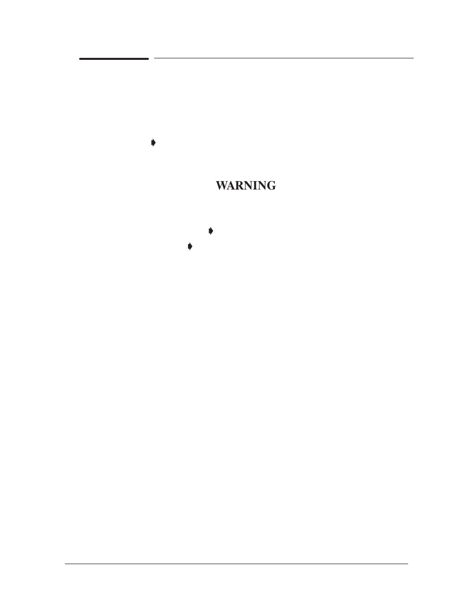 Warning | HP 2000CP 2500CP User Manual | Page 250 / 348
