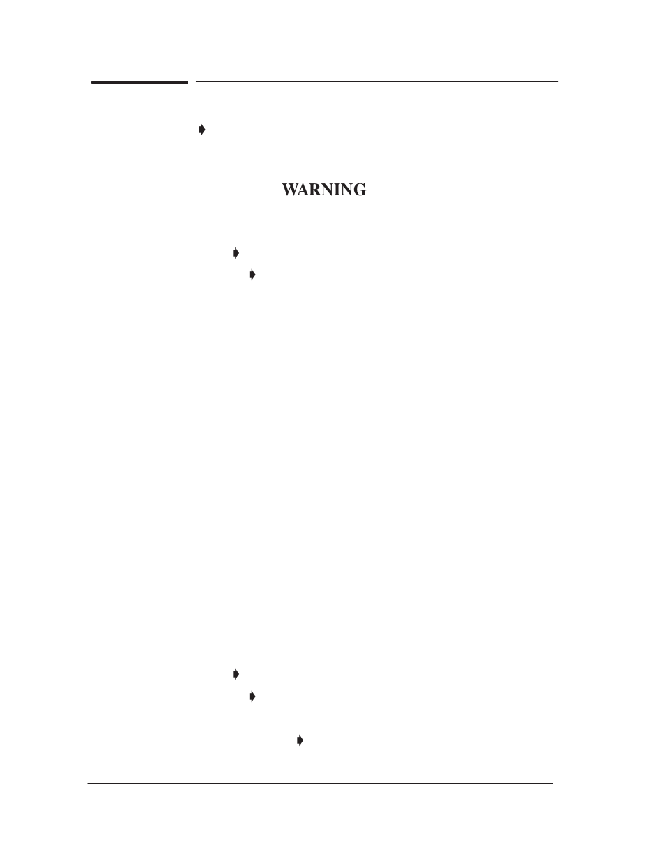 Bail stepper motor, Warning | HP 2000CP 2500CP User Manual | Page 283 / 348