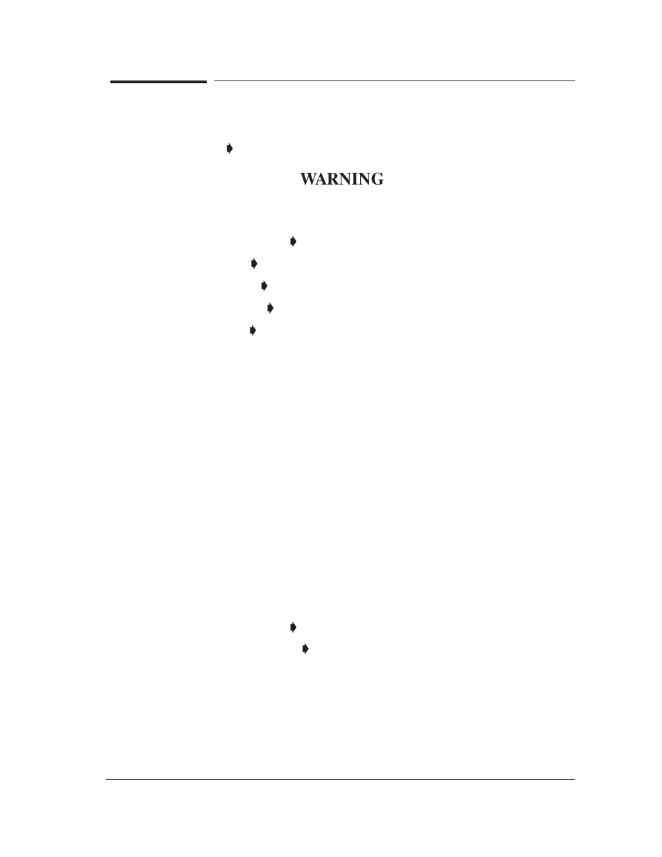 Warning | HP 2000CP 2500CP User Manual | Page 290 / 348