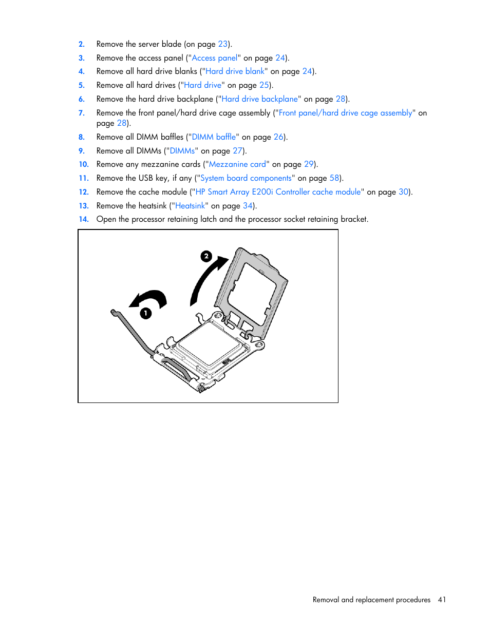 HP BL465C User Manual | Page 41 / 66