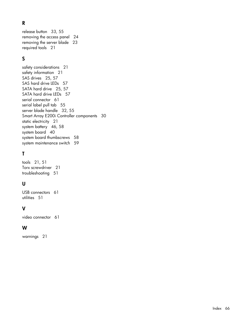 HP BL465C User Manual | Page 66 / 66