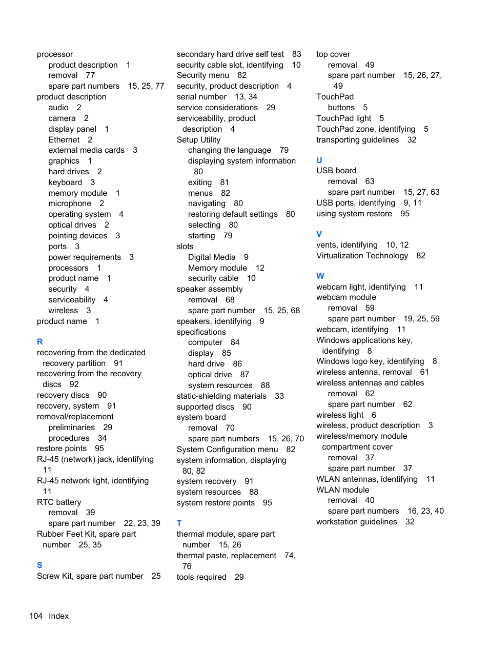 HP DM4 User Manual | Page 112 / 113