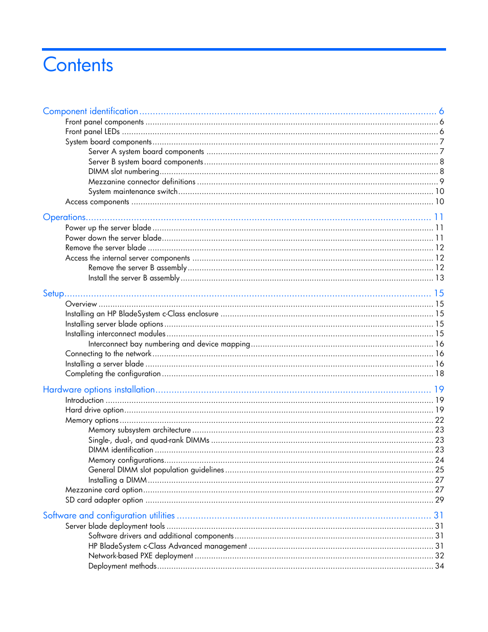 HP PROLIANT 580554-001 User Manual | Page 3 / 87