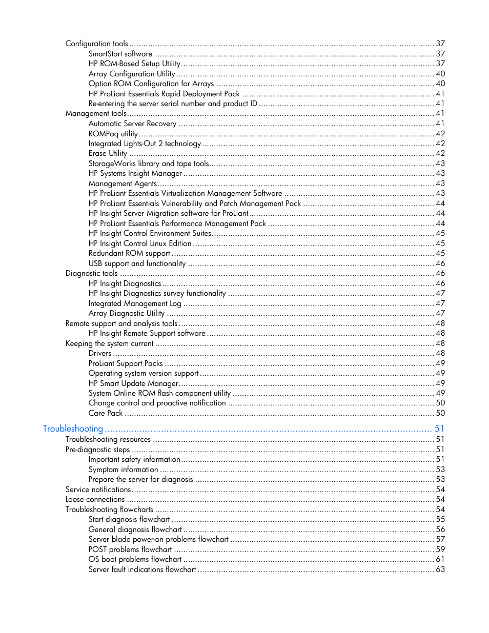 HP PROLIANT 580554-001 User Manual | Page 4 / 87