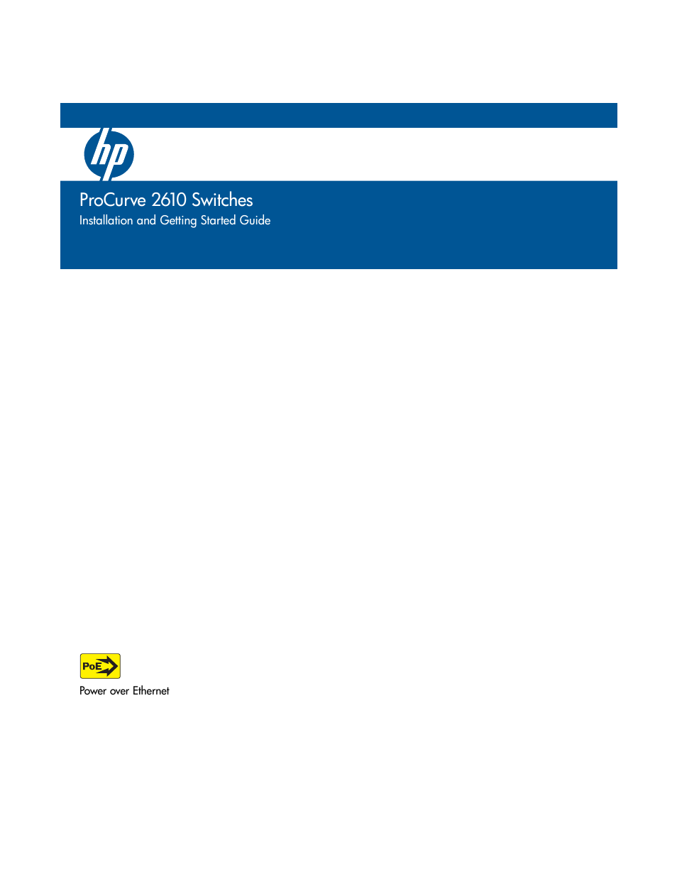 HP PROCURVE 2610 User Manual | 112 pages