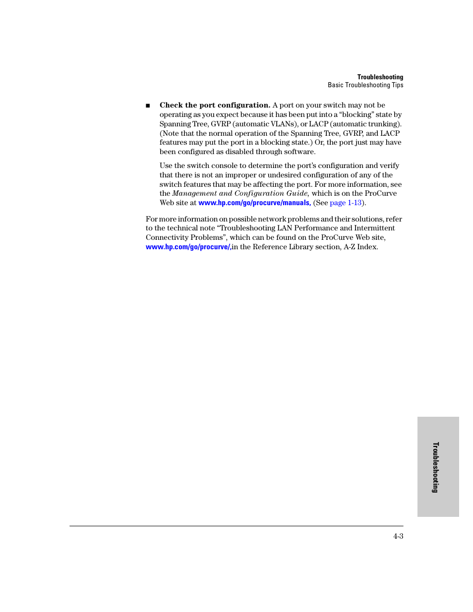 HP PROCURVE 2610 User Manual | Page 69 / 112