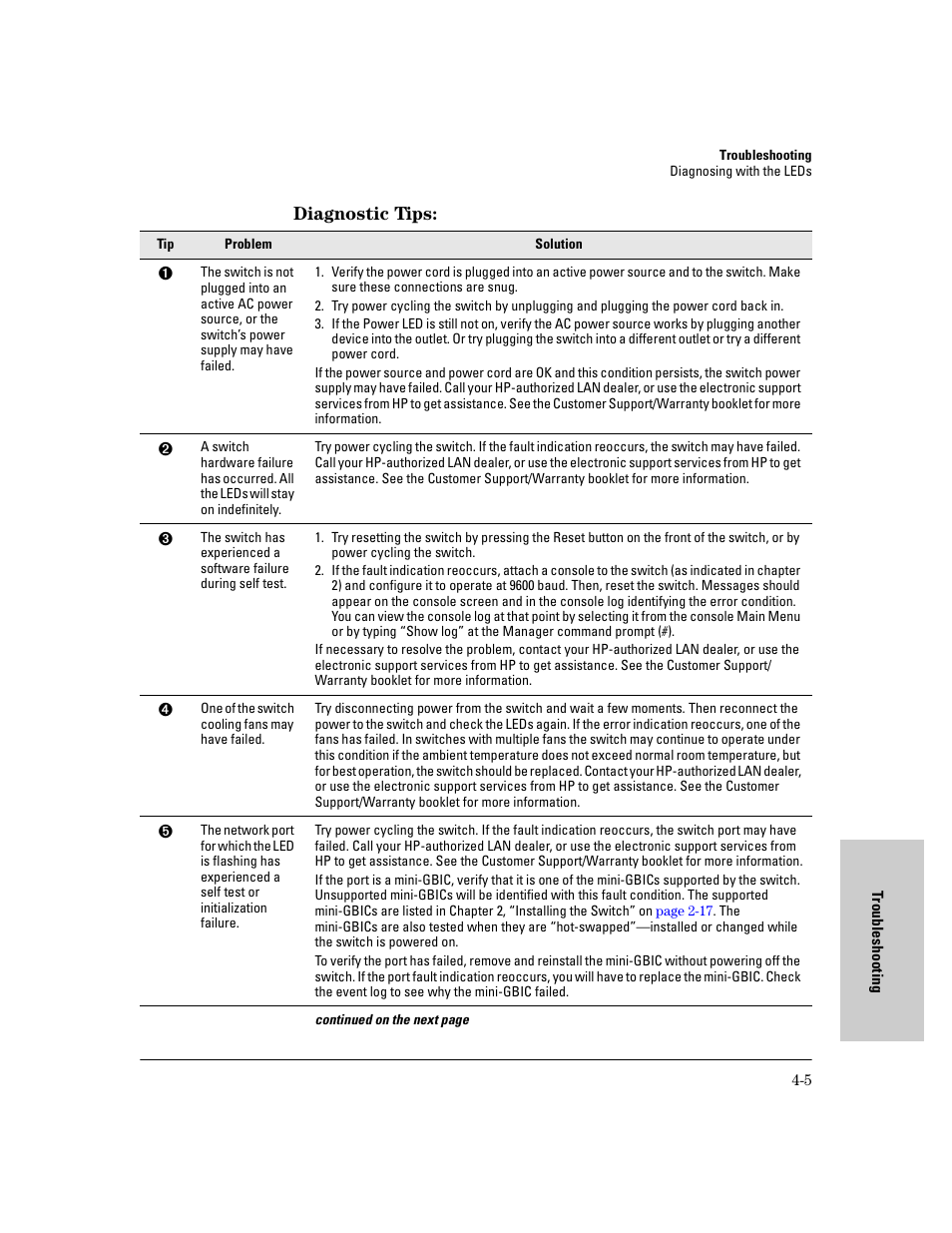 HP PROCURVE 2610 User Manual | Page 71 / 112