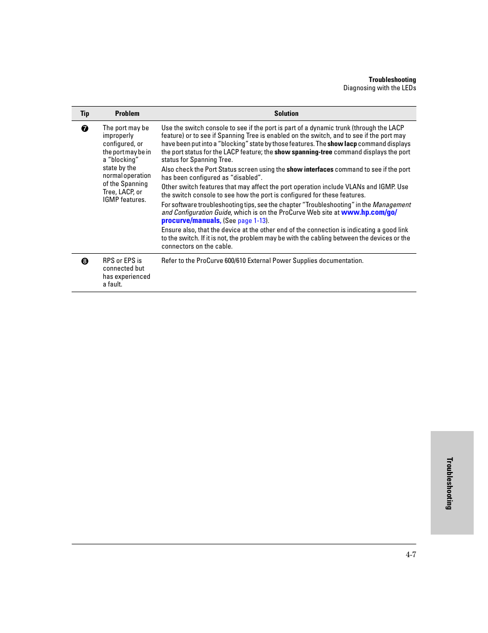 HP PROCURVE 2610 User Manual | Page 73 / 112