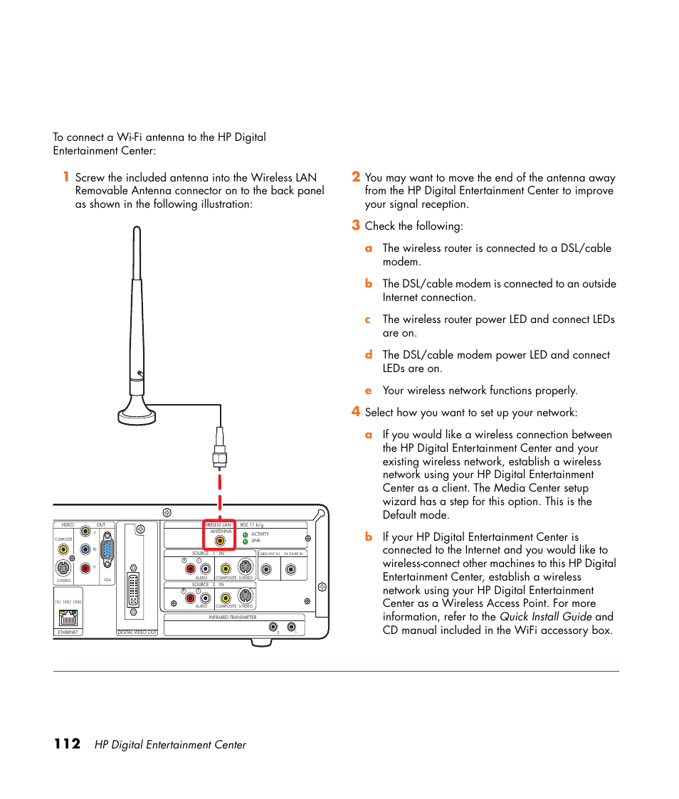 HP Digital Entertainment Center User Manual | Page 118 / 170
