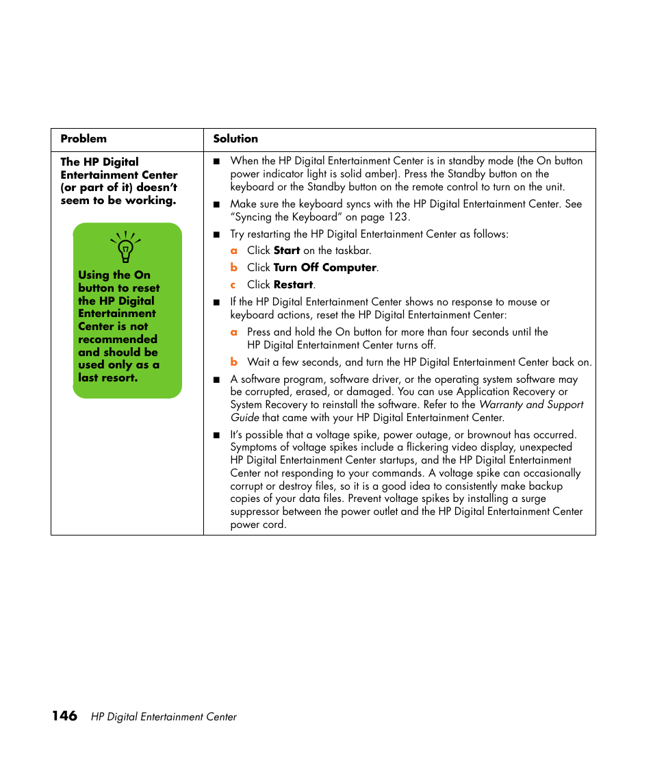 HP Digital Entertainment Center User Manual | Page 152 / 170