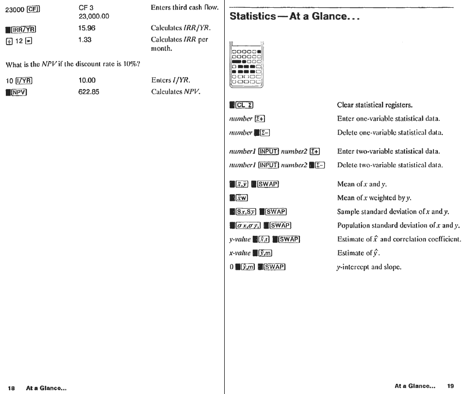 Additional examples, Assistance, batteries, and service, 114 additional examples | HP 10B User Manual | Page 11 / 144