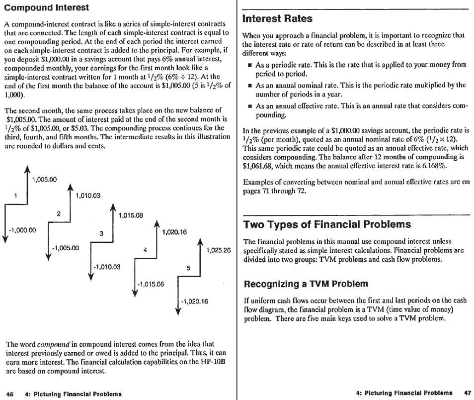 Keys, Description, Display | Negative numbers, Keys: display: description | HP 10B User Manual | Page 25 / 144