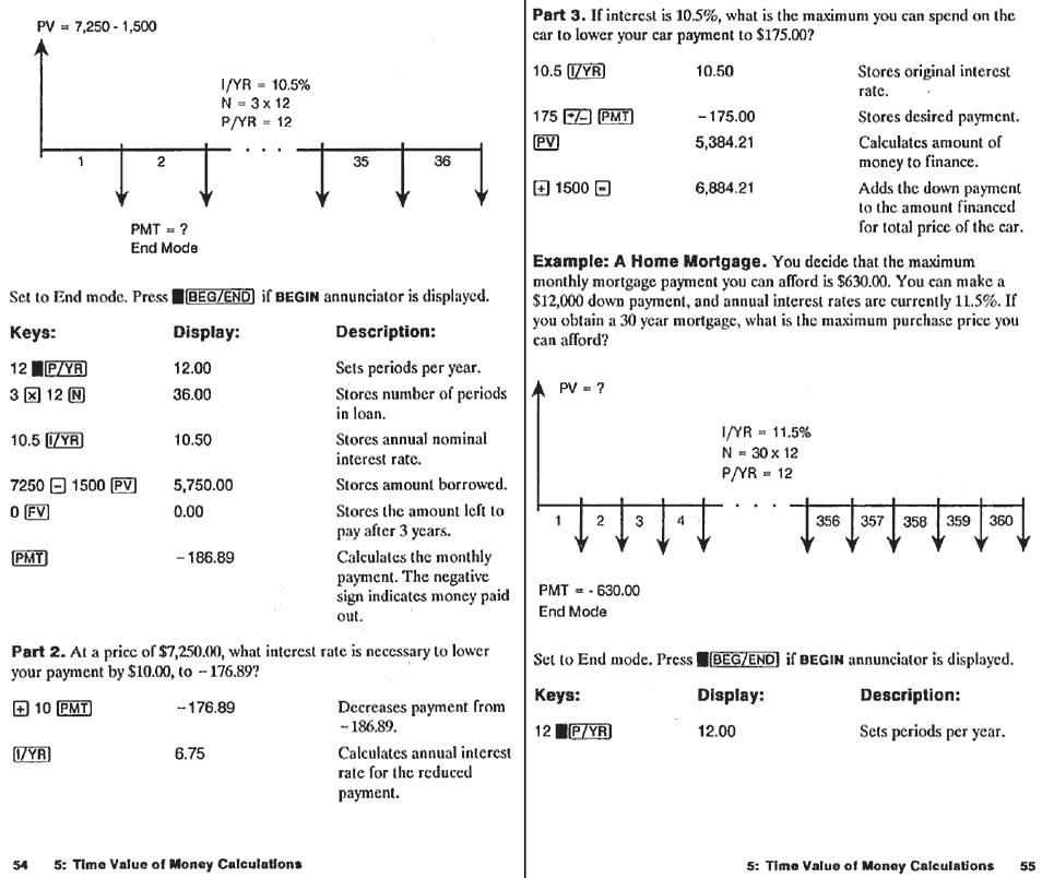Display format of numbers | HP 10B User Manual | Page 29 / 144