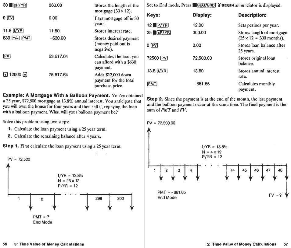 Specifying displayed decimal places, Keys, Display | Description, Scientific notation, Fpispl | HP 10B User Manual | Page 30 / 144