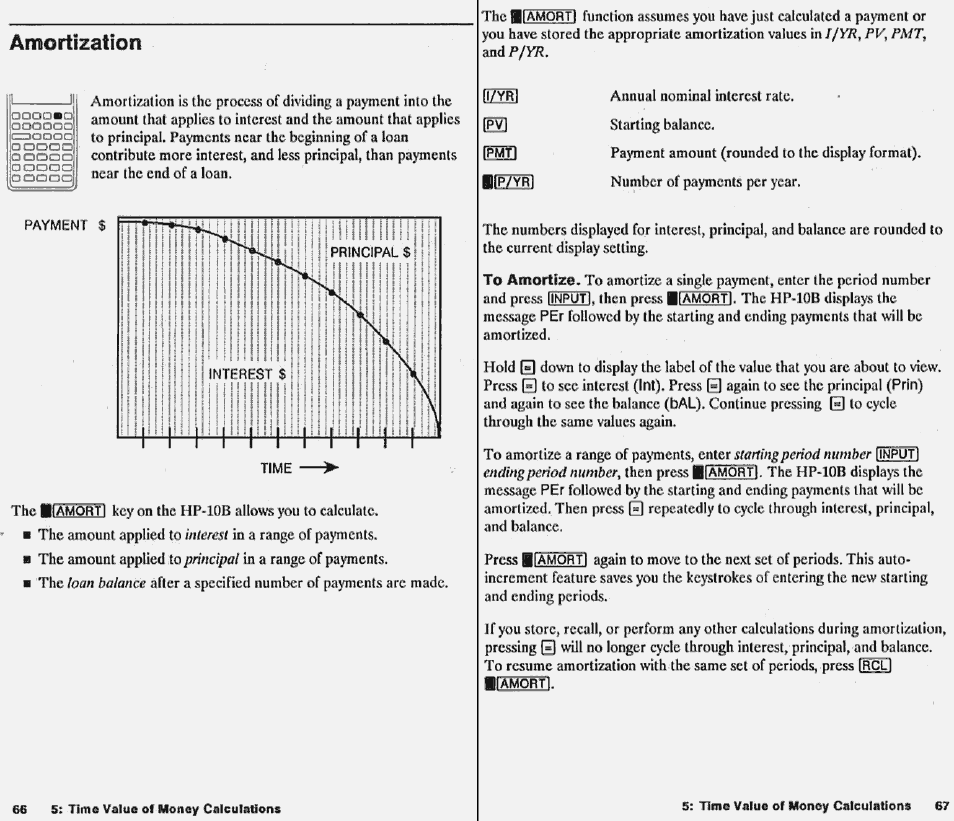 Adding or subtracting a percent, Keys, Display | Description, Percent change, Example, Keys: display: description | HP 10B User Manual | Page 35 / 144