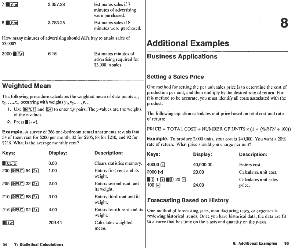 Compound interest | HP 10B User Manual | Page 49 / 144