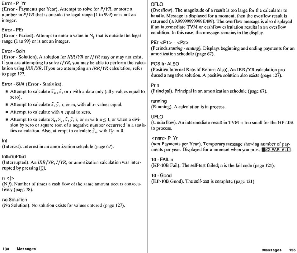 Amortization | HP 10B User Manual | Page 69 / 144