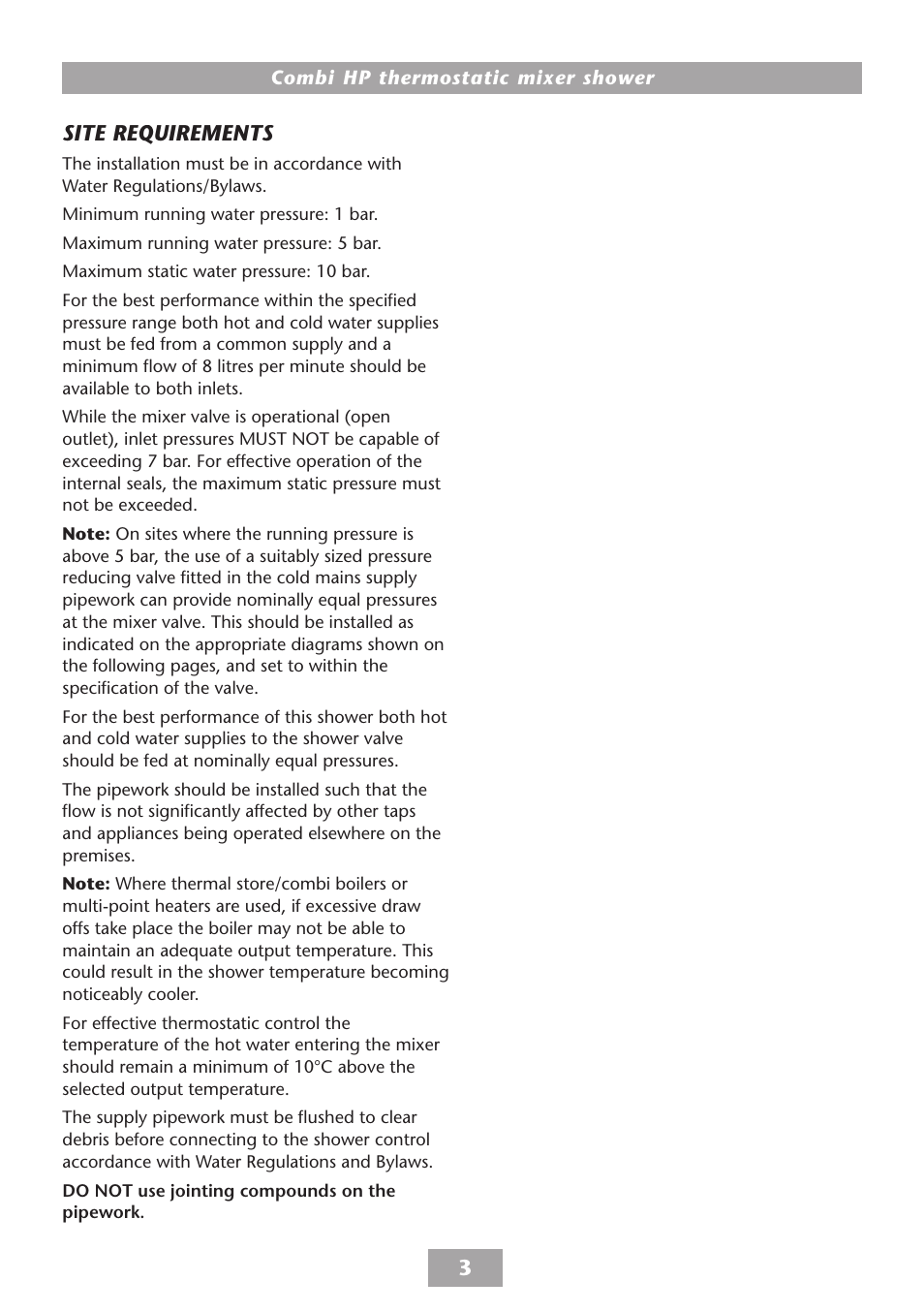 Siting requirements, D-003-a | HP COMBI 2180206H User Manual | Page 5 / 36