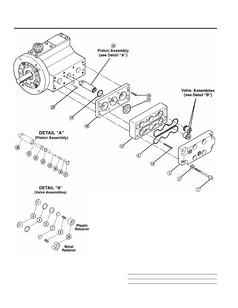 D/g-04 service (fluid end) | HP G-04 User Manual | Page 10 / 20