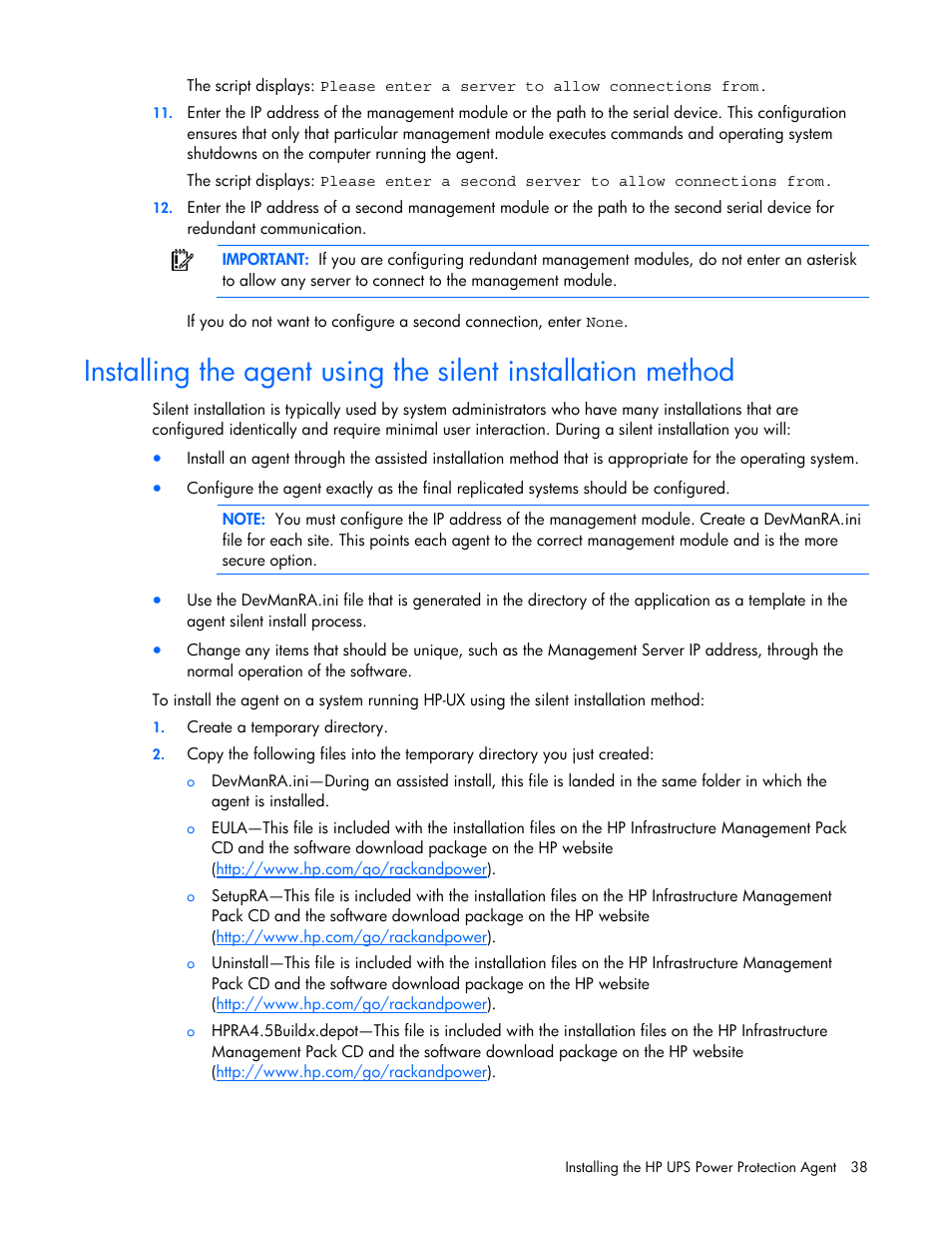 HP J4367A User Manual | Page 38 / 120