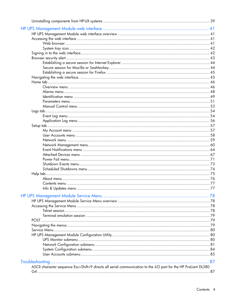 HP J4367A User Manual | Page 4 / 120