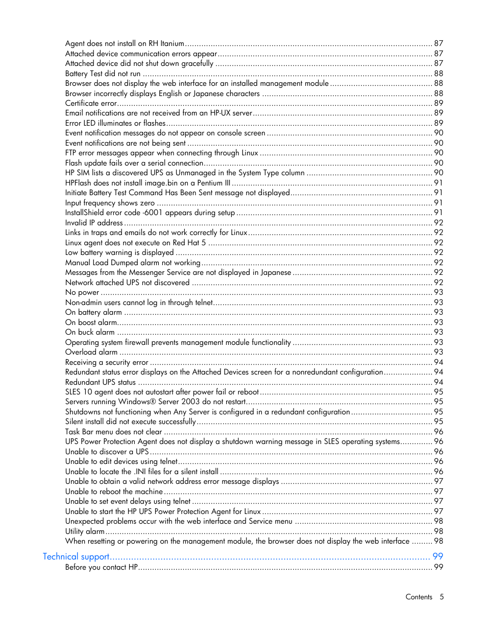 HP J4367A User Manual | Page 5 / 120