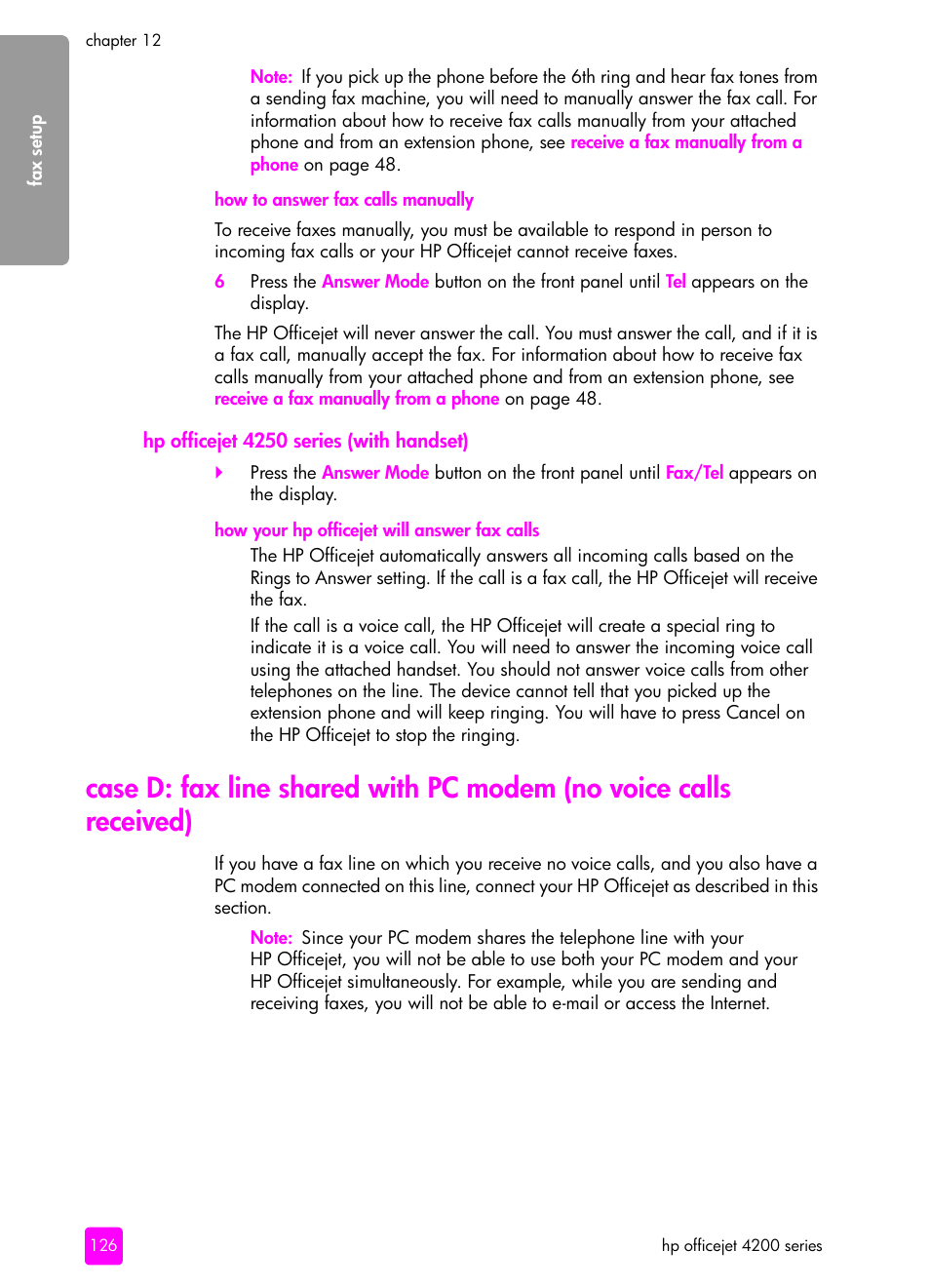 HP 4200 User Manual | Page 136 / 166