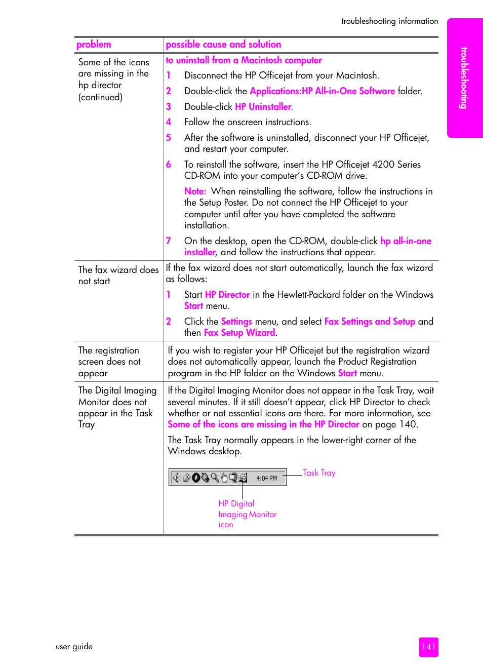 HP 4200 User Manual | Page 151 / 166