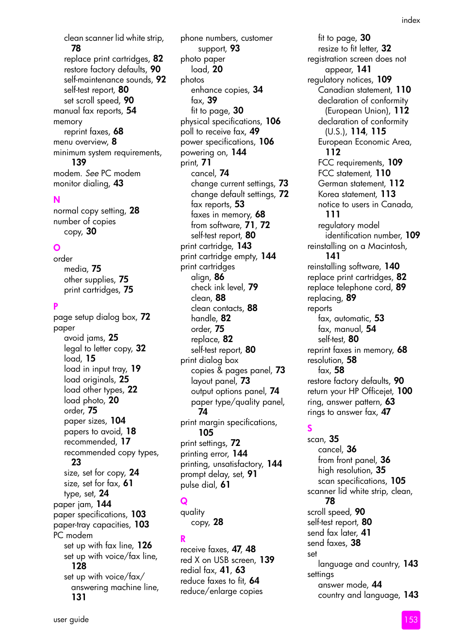 HP 4200 User Manual | Page 163 / 166