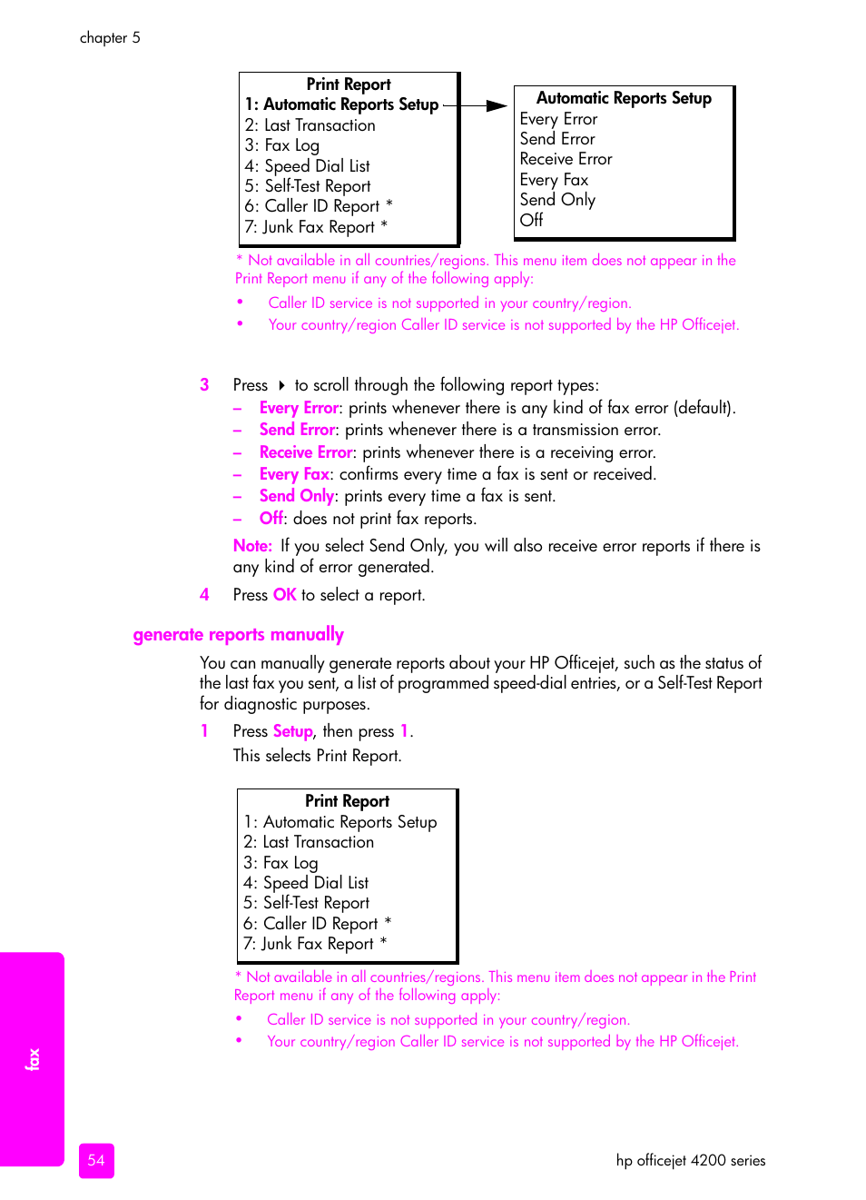 HP 4200 User Manual | Page 64 / 166