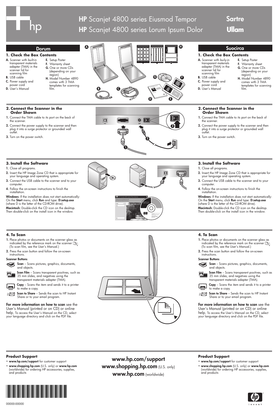 Sartre ullam ullam, Suocirca, Dorum | HP 4800 User Manual | Page 2 / 2