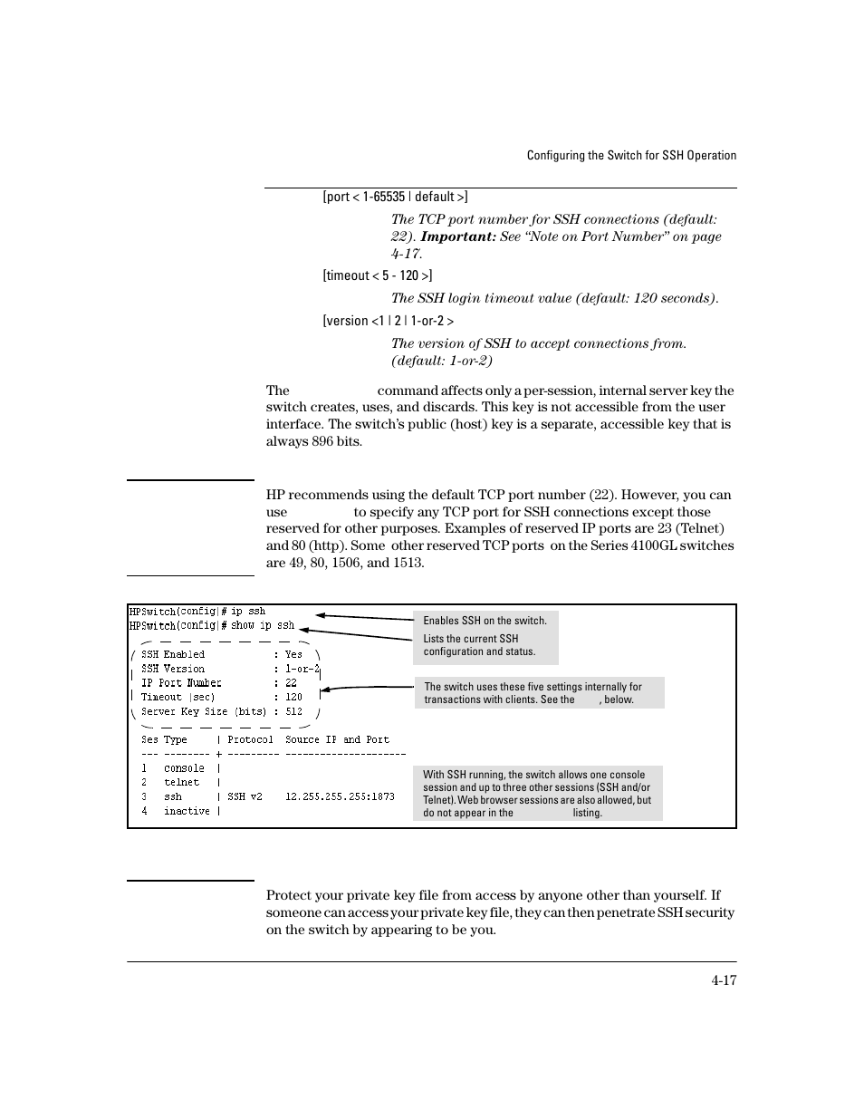 HP 4100GL User Manual | Page 101 / 228