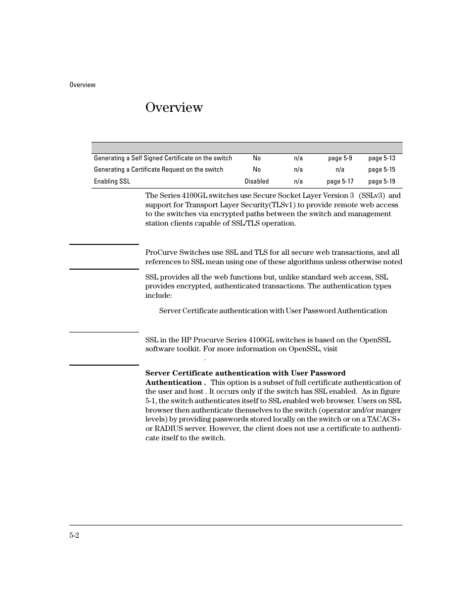 Overview | HP 4100GL User Manual | Page 114 / 228